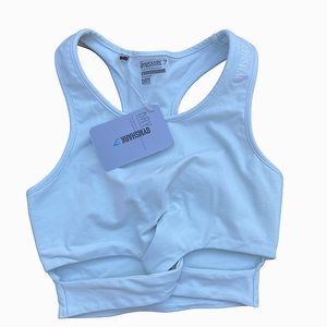 Gymshark. Small. Sea foam green crop top.